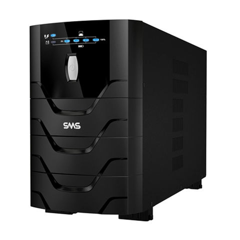 No-Break SMS Power Vision II NG 2.2 KVA Entrada Bivolt e Saída 115V 2 Baterias - 27745 - com Conexão para Bateria Externa - 27745