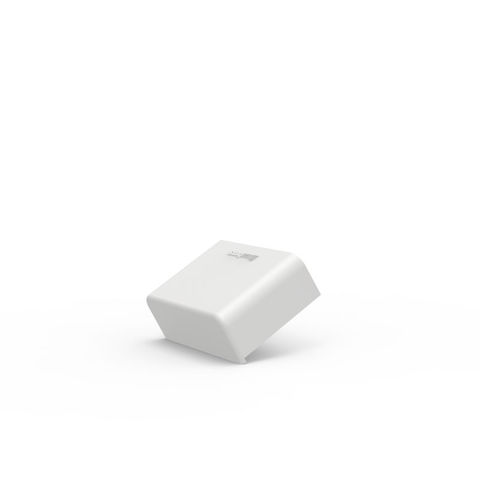 Luva de Ponta para Canaleta 20x10 Branco Enerbras - 360-E5/P - Unitário - 360-E5/P