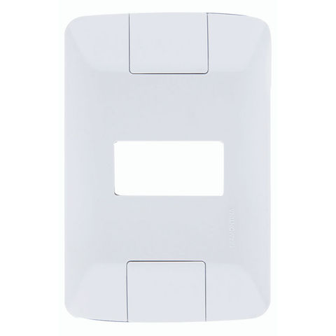 Espelho 4x2 para 1 Módulo Horizontal Branco Aria Tramontina - 57203/004 - 57203/004
