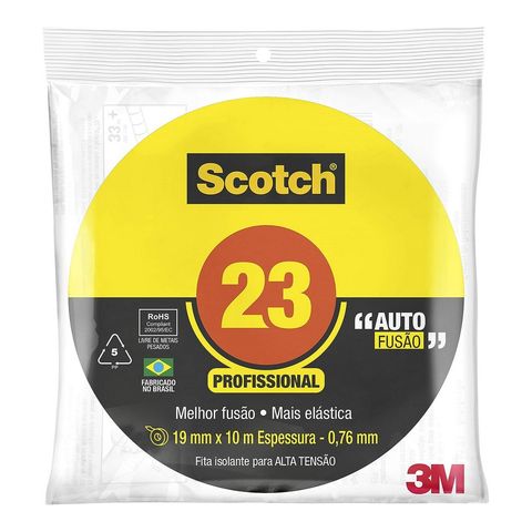 Fita Isolante Autofusão 3M 10 Metros Preto - Unitário - H0002185603 - H0002185603