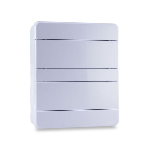 Quadro de Distribuição Sobrepor 24 Din Force Line - Branco - 06003000023 - 06003000023