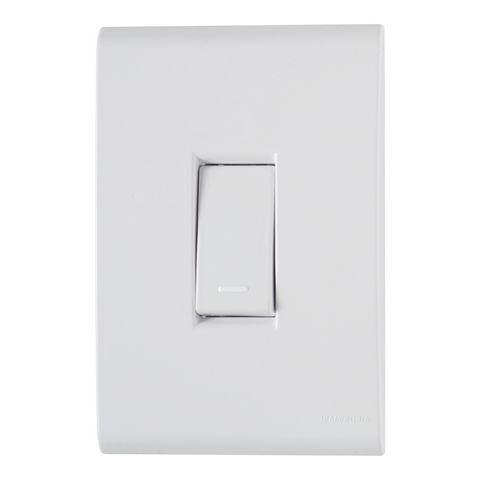 Interruptor 1 Simples 10A Liz com Espelho 4x2 Branco Tramontina - 57170/201 - 57170/201