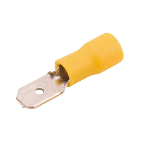 Terminal Macho 2,7X6,6MM Amarelo Duallux - 4.4.51 - Pacote com 20 Unidades - 4.4.51