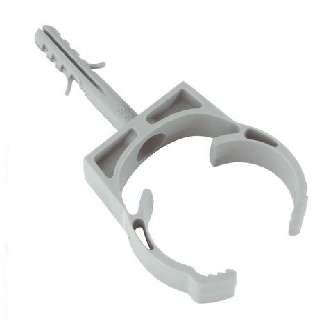 Abraçadeira para Eletroduto Tramontina Plastibox 1" Cinza com Bucha 57257/003 - Unitário - 57257/003