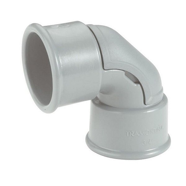 Cotovelo 90 Graus de 1" Cinza Plastibox Tramontina - 57256/003 - 57256/003