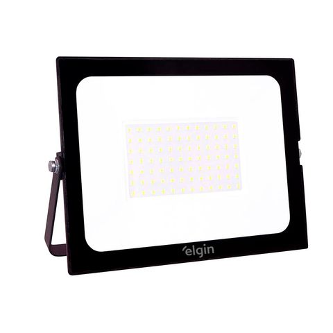 Refletor Led Elgin 100W 6500k 8.000 Lúmens Bivolt - 48RLED100HP0 - 48RLED100HP0