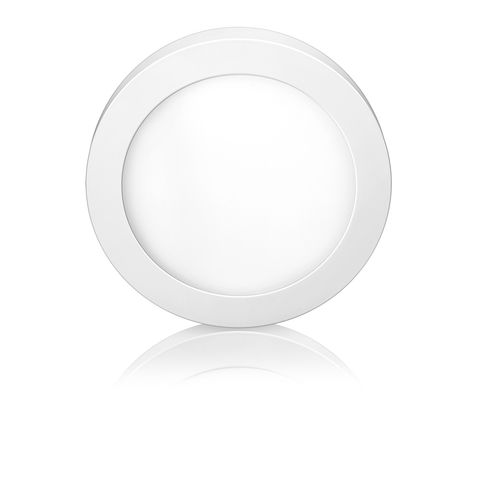 Luminária Plafon 12W LED 2700k Branca Morna Redondo 172x25mm de Sobrepor Bivolts Elgin - 48D12WSRBMHB - 48D12WSRBMHB