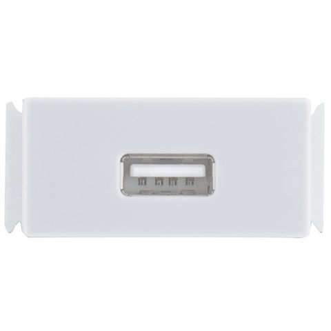 Tomada 1 USB 1.5A Bivolt Módulo Aria Branco Tramontina- 57217/041 - 57217/041