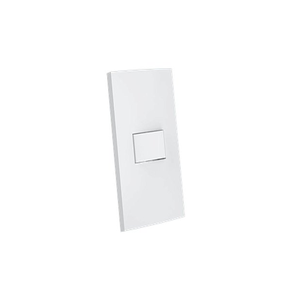 Interruptor 1 Simples 10A 250V com Espelho 4x2 Unitário Dubai Enerbras - 5406-ES - 5406-ES