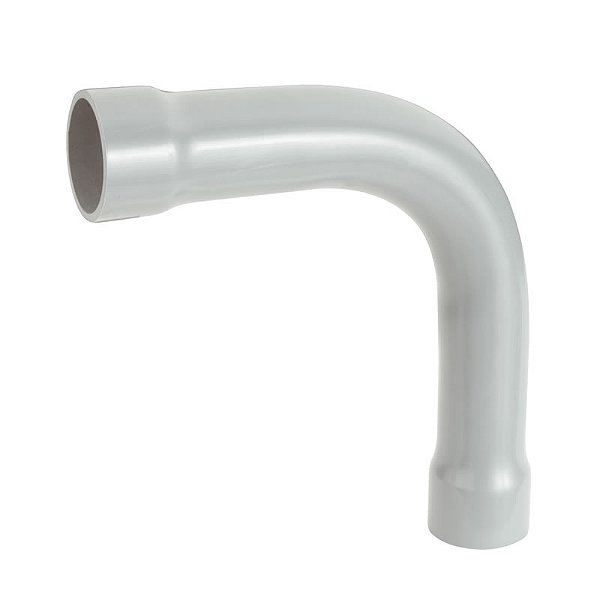 Curva Longa 90 Graus com Bolsa 1/2" Cinza Plastibox Tramontina - 57260/001 - Vendido Unitário - 57260/001