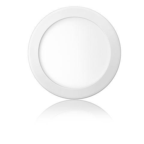Luminária Plafon 12W LED 2700k Redondo 167x25mm de Embutir Bivolt Elgin - 48D12WERBM00 - 48D12WERBM00