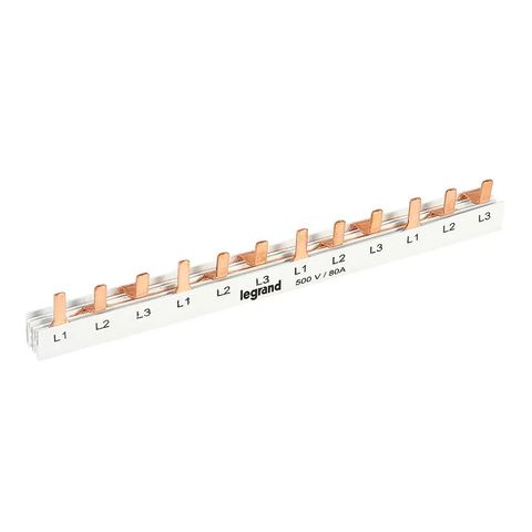 Barramento Pente Bifásico para Disjuntor 80A 6 Polos Legrand - 928028 - 928028