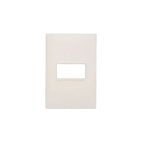 Espelho 4x2 para 1 Módulo Horizontal Pial Plus+ I Legrand Branco - 618501BC - sem Suporte - 618501BC