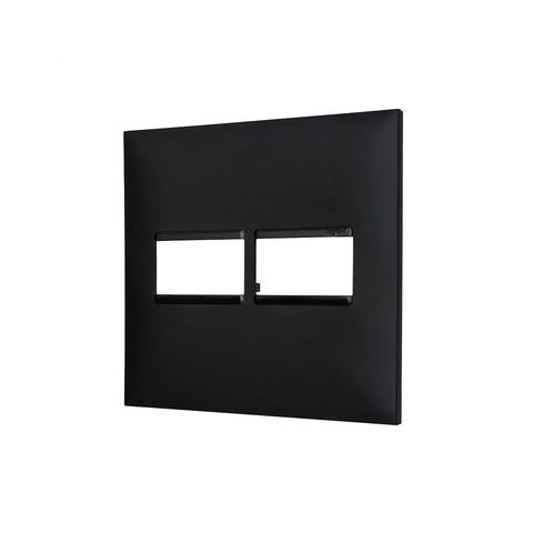 Espelho 4x4 para 2 Módulos Pial Plus+ I Legrand Preto - 618511PT - sem Suporte - 618511PT