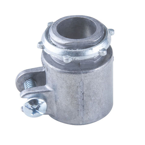 Conector para Condulete Reto 1.1/2" com Rosca Flexor Alumínio Tramontina - 56127/025 - Vendido Unitário - 56127/025