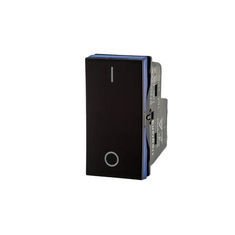 Interruptor 1 Bipolar Módulo 10A Pial Plus+ I Legrand Preto - 612005PT - 612005PT