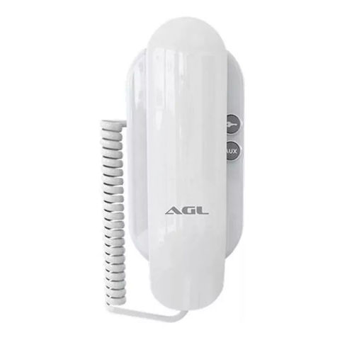 Monofone para Porteiro Eletrônico AGL Branco Universal S100 - 1104023 - 1104023