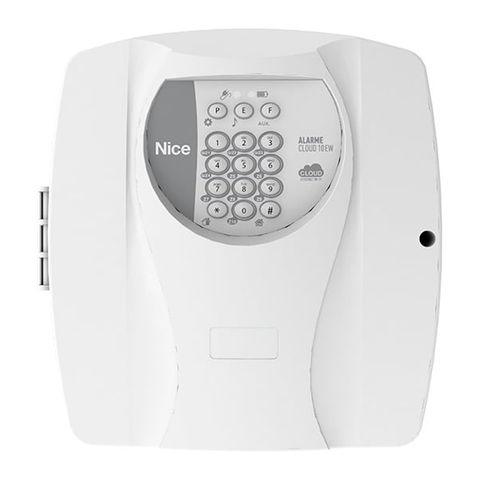 Central de Alarme Nice 4 Setores 433MHz Ethernet/Wifi - CLOUD 10 EW - CLOUD 10 EW