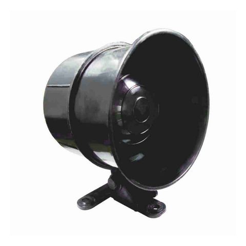 Sirene Piezoelétrica DNI 12V 120dB Bitonal Preto - 4310 - 4310