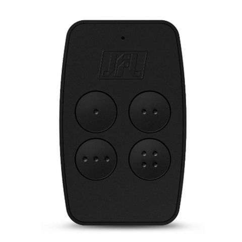 Controle Remoto 4 Botões 433,92MHZ Preto - JFL - CR4T-PR V3 - CR4T PR V3
