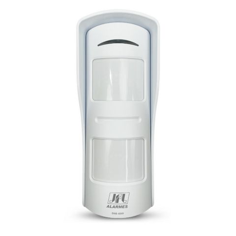 Sensor Infravermelho Passivo com Fio DUPLO PIR QUAD Função Pet Canal Micro-ondas Alcance 12 Metros JFL - DSE-830I - DSE-830I