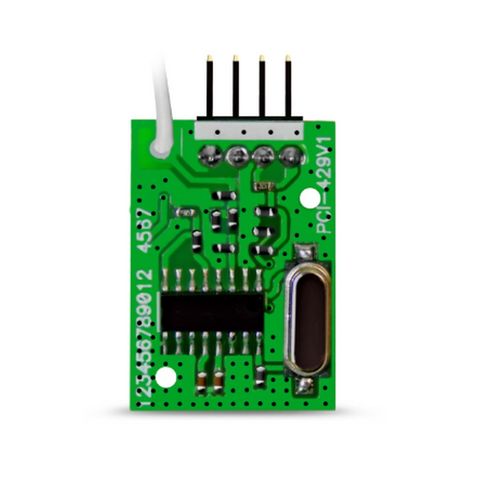 Módulo Receptor para Teclado TEC-300 433,92Mhz de Controles e Sensores Sem Fio - JFL - MRF-01 - MRF-01