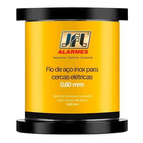 Arame de Aço Inox Para Cerca 0,60mm 360 Metros JFL - 49565 - 49564