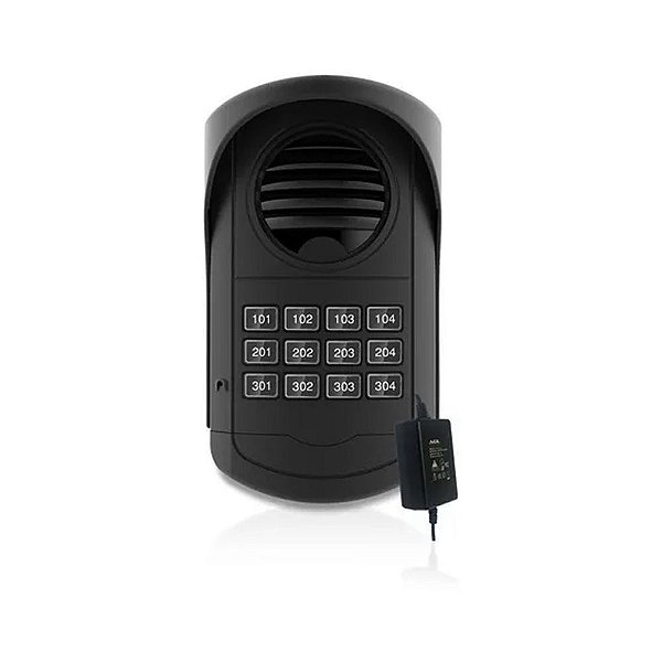 Porteiro Coletivo para 12 Pontos - AGL - 1107048 - com Fonte Alimentação - 1107048