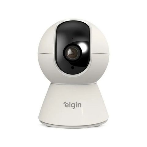 Câmera CFTV Wi-Fi Elgin 48CAMINTPT20 360° Full HD 1080p com Áudio, Armazenamento microSD ou em Nuvem - Compatível com Alexa e Google Assistente - 48CAMINTPT20