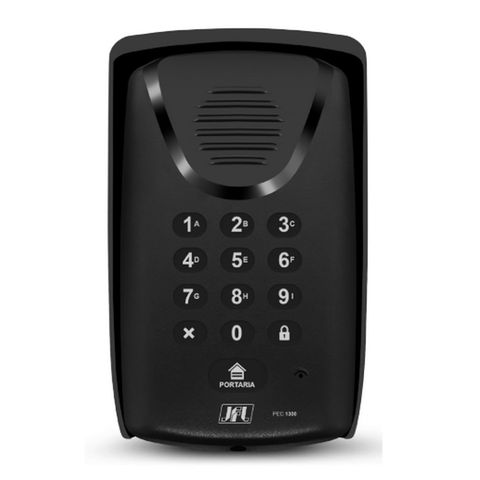 Porteiro Eletrônico para Central de Comunicação ou PABX 13 Teclas Até 4000 Usuários JFL - PEC-1300 - PEC 1300
