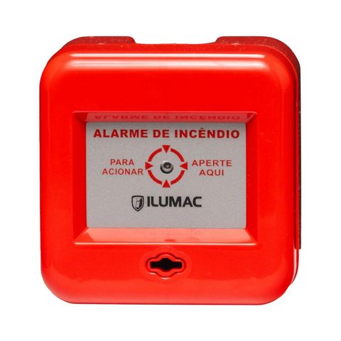 Acionador Manual Rearmável 24v Convencional AMF-C - Ilumac - AMF-C