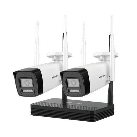 Kit NVS WiFi com 2 Câmera Bullet 4MP Hikvision - NKS424W0H - NKS424W0H