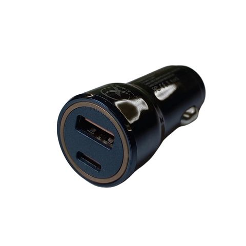 Carregador de Celular Veicular com 2 Portas USB-C/USB-A 60W Preto - X-Cell - XC-V16USB-P - XC-V16USB-P
