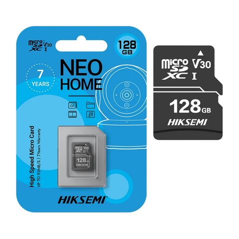 Cartão de Memória Hiksemi 128 GB Micro SDXC Classe 10 - HS-TF-D1(STD)/128G/NEO - HS-TF-D1(STD)/128G/NEO