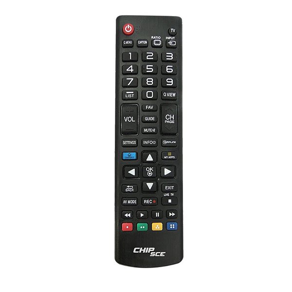 Controle Remoto para TV LG Led Smart ABK73715610 Preto Chip Sce - 026-5610 - 026-5610