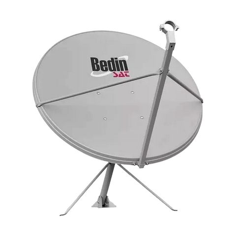 Antena Parabólica TV Banda KU Chapa 75 Cm OffSet Bedin Sat - Não acompanha LNBF - 50311007 - 50311005