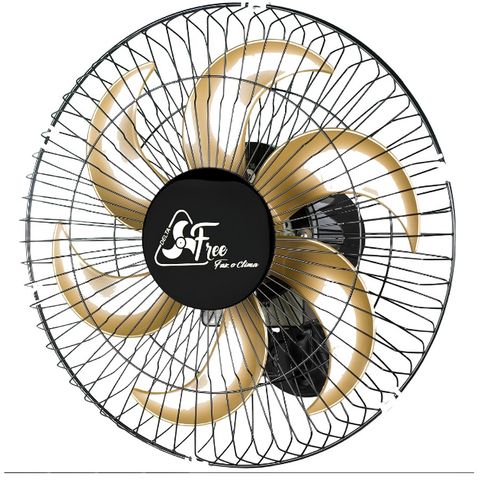 Ventilador de Parede Venti Delta 40CM Bivolt 140 Watts 6 Pás Preto - 57-4300 - 57-4300