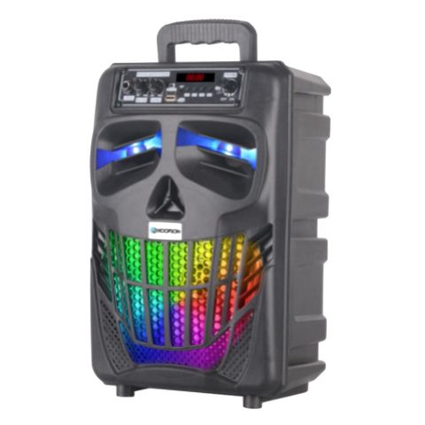 Caixa de Som Portátil Hoopson 100W Preto Bluetooth, USB, Auxiliar, Micro SD e FM - RBM-017 - RBM-017