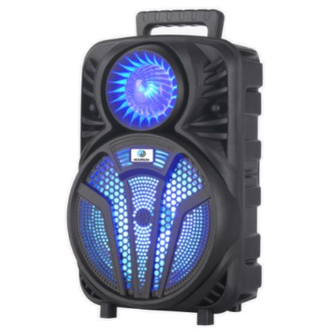 Caixa de Som Portátil Hoopson 100W Preto Bluetooth, USB, Auxiliar, Micro SD e FM - RBM-018 - RBM-018