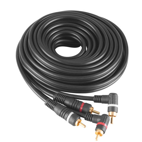 Cabo RCA Kx3 2 RCA Macho x 2 RCA Macho 4mm - RCA5M - Cabo com 5 Metros - RCA5M