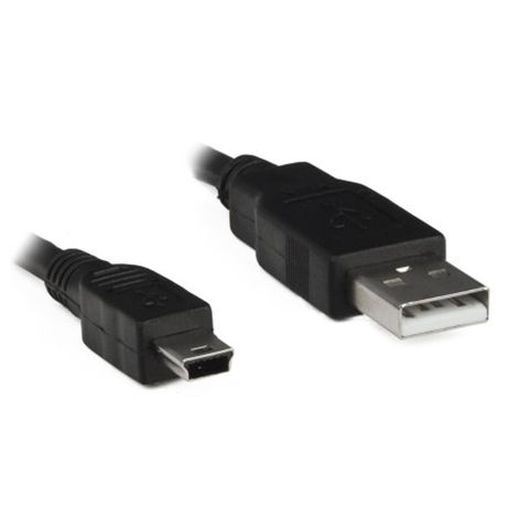 Cabo USB A-Macho - Mini 5 Pinos Macho 1,8 Metros Pluscable - PC-USB1803 - PC-USB1803