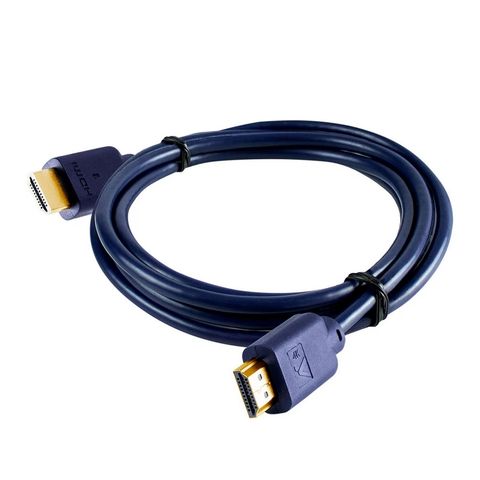 Cabo HDMI Macho x Macho 2.0 4K 19 Pinos Ultra HD 2,0 Metros Conectores Folheado a Ouro Aquário - 4K02 - 4K02