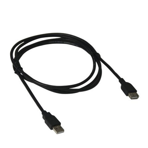 Cabo USB A-Macho - A-Fêmea 1,8 Metros Preto Pluscable - PC-USB1802 - PC-USB1802