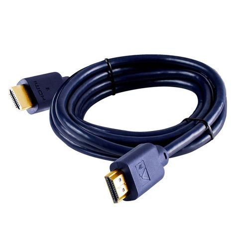 Cabo HDMI Macho x Macho 2.0 4K 19 Pinos Ultra HD 3,0 Metros Conectores Folheado a Ouro Aquário - 4K03 - 4K03