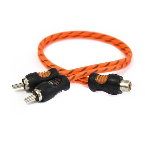 Cabo RCA Y KX3 1 RCA Fêmea x 2 RCA Macho Laranja - KCY2M - Cabo com 30cm - KCY2M
