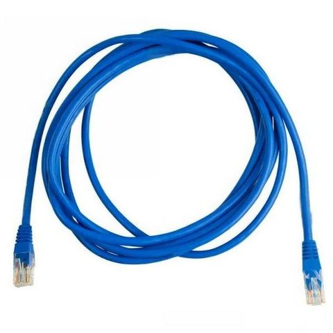 Cabo Patch Cord Cat.5 5,0 Metros Azul Pluscable PC-ETHU50BL - PC-ETHU50BL