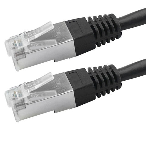 Cabo Patch Cord Cat.5e FTP 5,0 Metros Blindado Preto 5+ 018-9912 - 018-9912