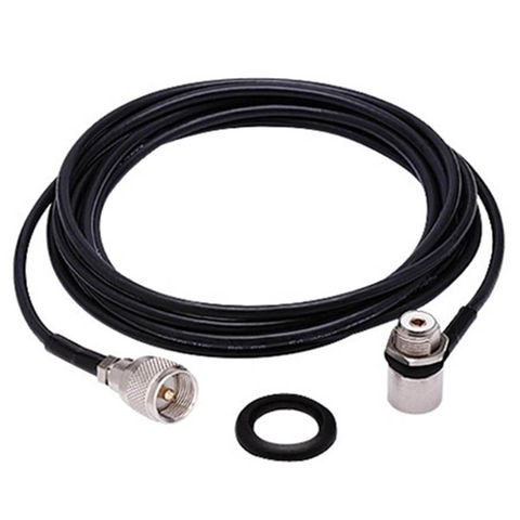 Cabo para Antena Rádio PX Aquário RG58 UHF Macho 5,5 Metros - M-802K - M-802K