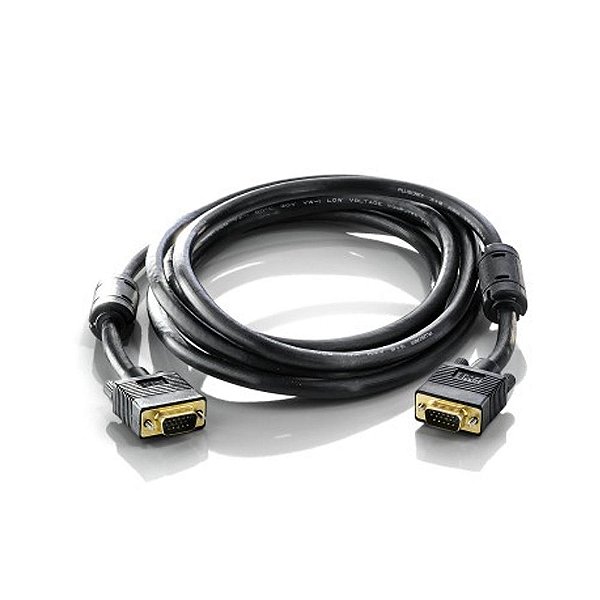 Cabo VGA Macho x Macho com Filtro 3,0 Metros Pluscable - PC-MON3002 - PC-MON3002