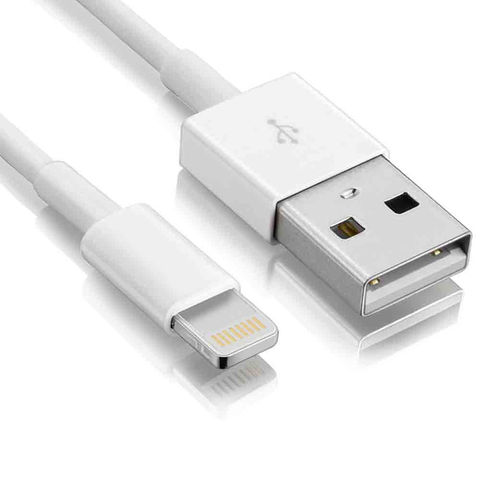 Cabo USB A Macho x Lightning Ipad 4/Iphone/Ipod 6 1,0 Metro Elgin - 46RCAPPLE000 - 46RCAPPLE000